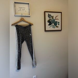 Adidas Pants, Cheetah Pants, Size Small